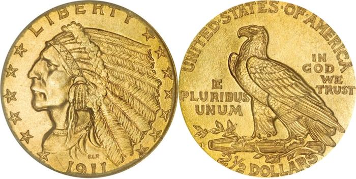 $2.50 Indian Gold Quarter Eagles 1908-1929! Vf Thru Mint State! - Click Image to Close